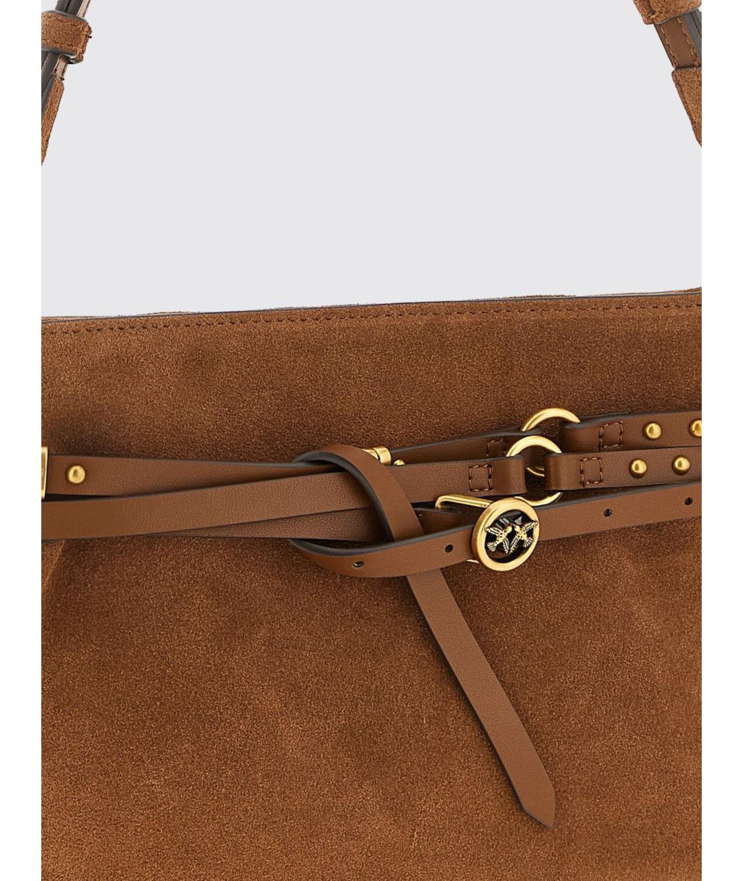 PINKO Коричневая сумка через плечо, фото 3