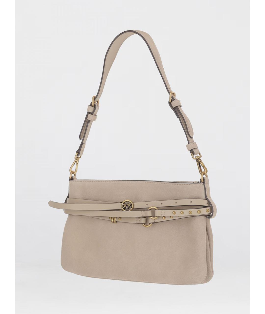 PINKO Бежевая сумка через плечо, фото 3