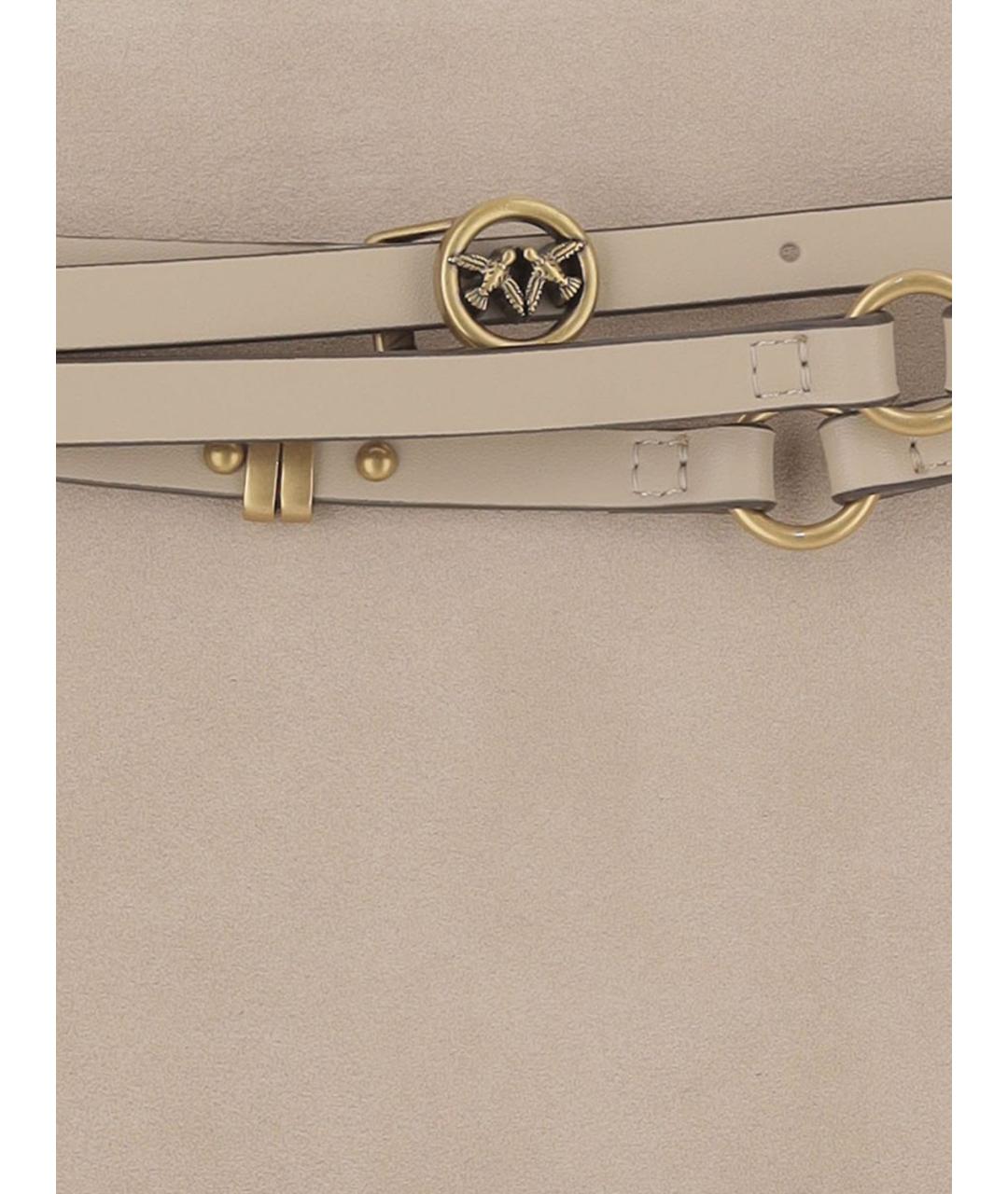 PINKO Бежевая сумка через плечо, фото 4