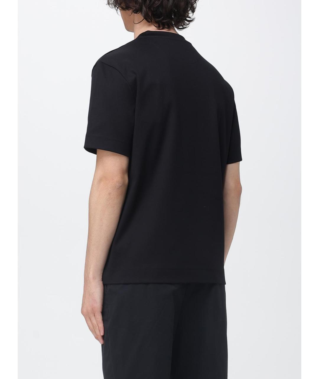 FENDI Черная футболка, фото 2