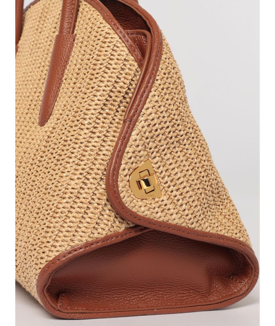 COCCINELLE Коричневая сумка тоут, фото 3