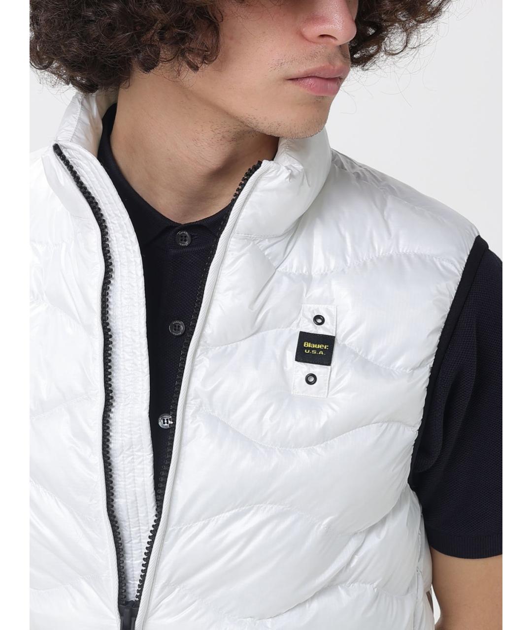 BLAUER Белый жилет, фото 4