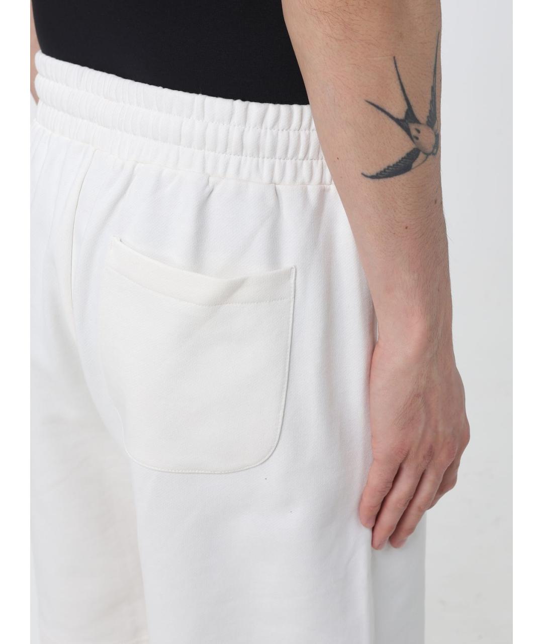 EA7 Бежевые хлопковые шорты, фото 3