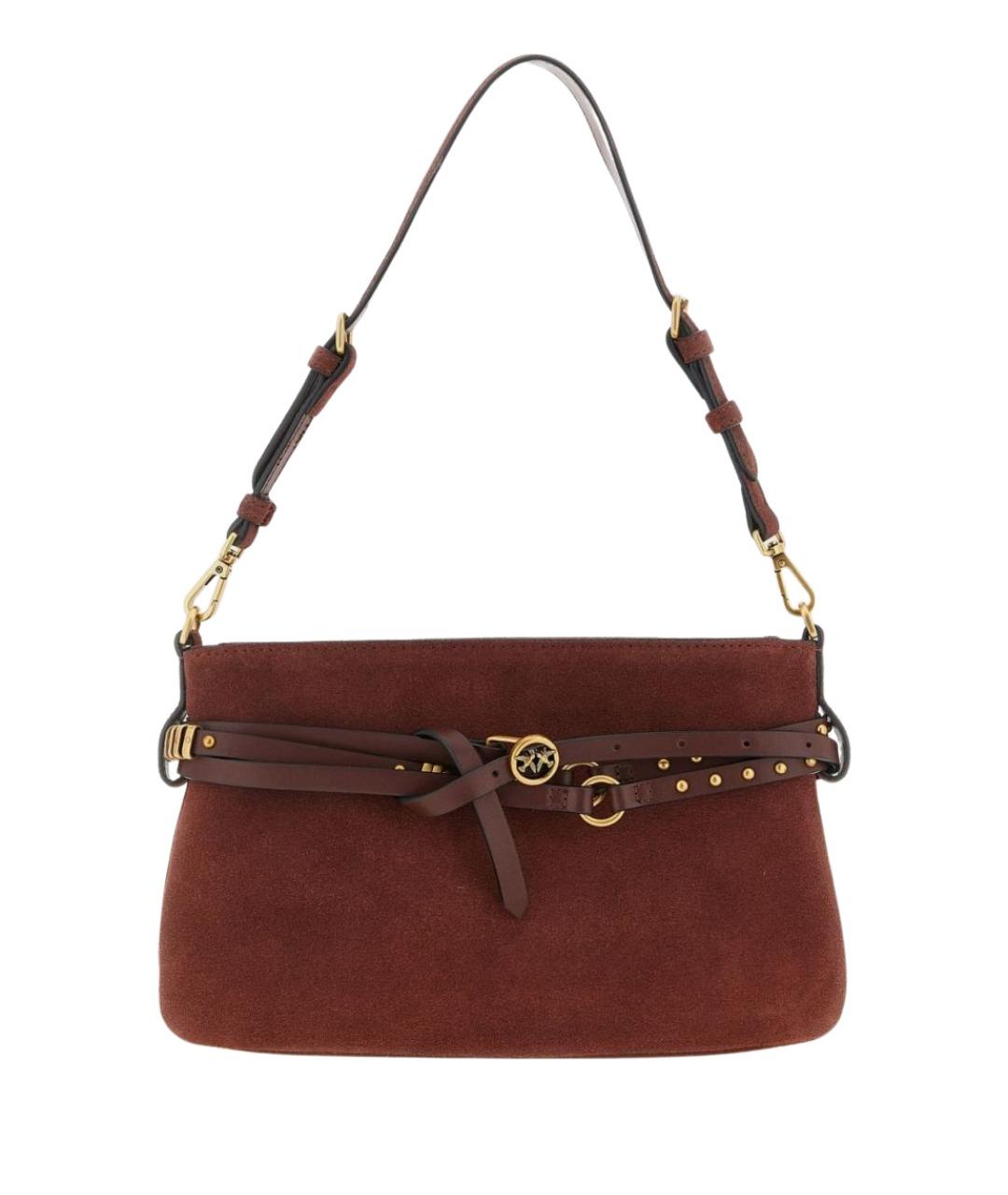 PINKO Бордовая сумка через плечо, фото 1