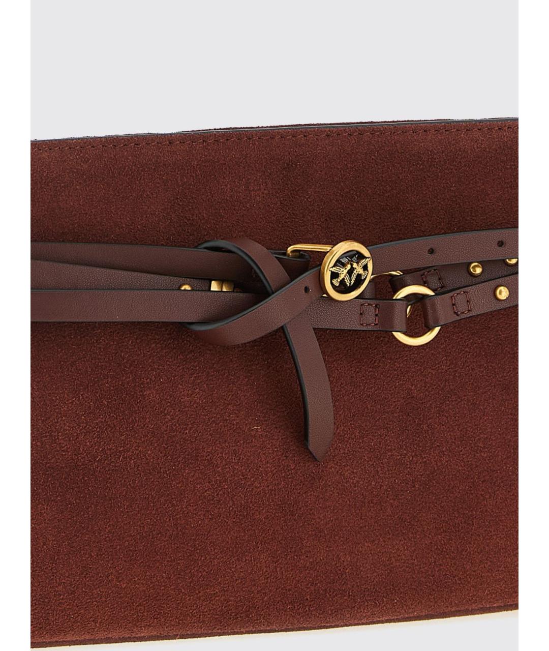 PINKO Бордовая сумка через плечо, фото 3