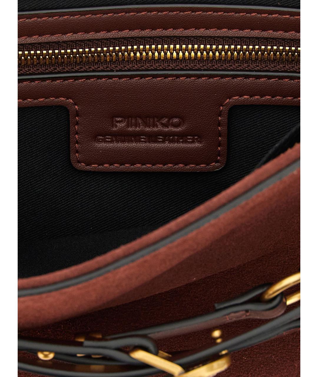 PINKO Бордовая сумка через плечо, фото 4