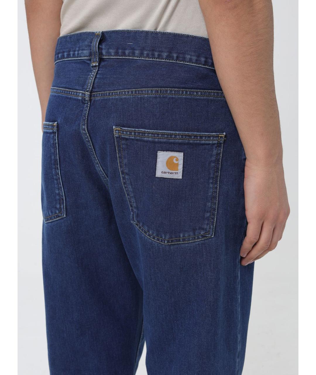CARHARTT WIP Синие прямые джинсы, фото 3