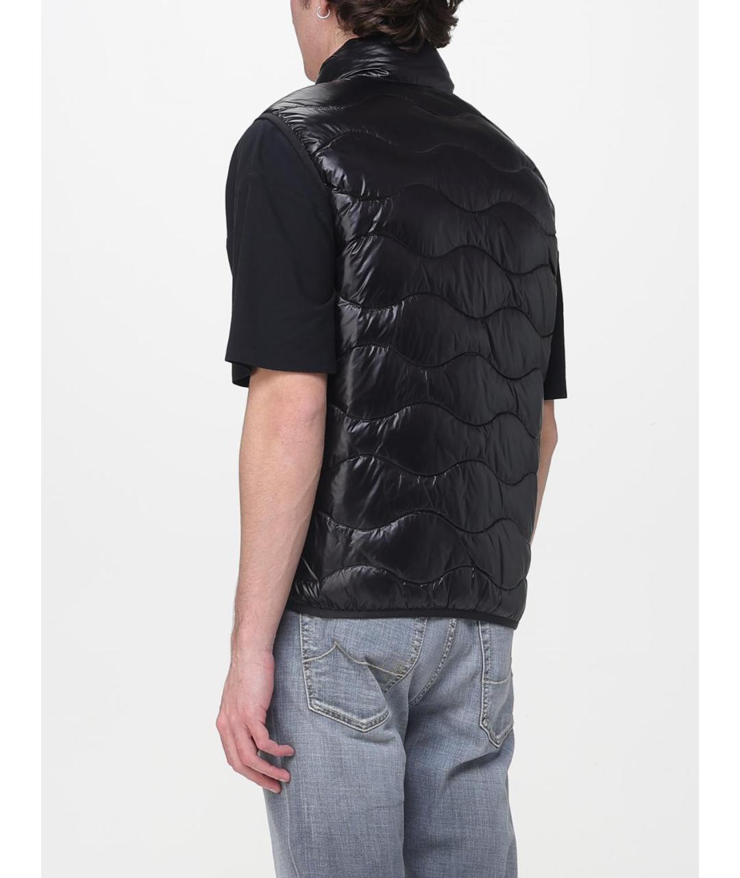 BLAUER Черный полиамидовый жилет, фото 2