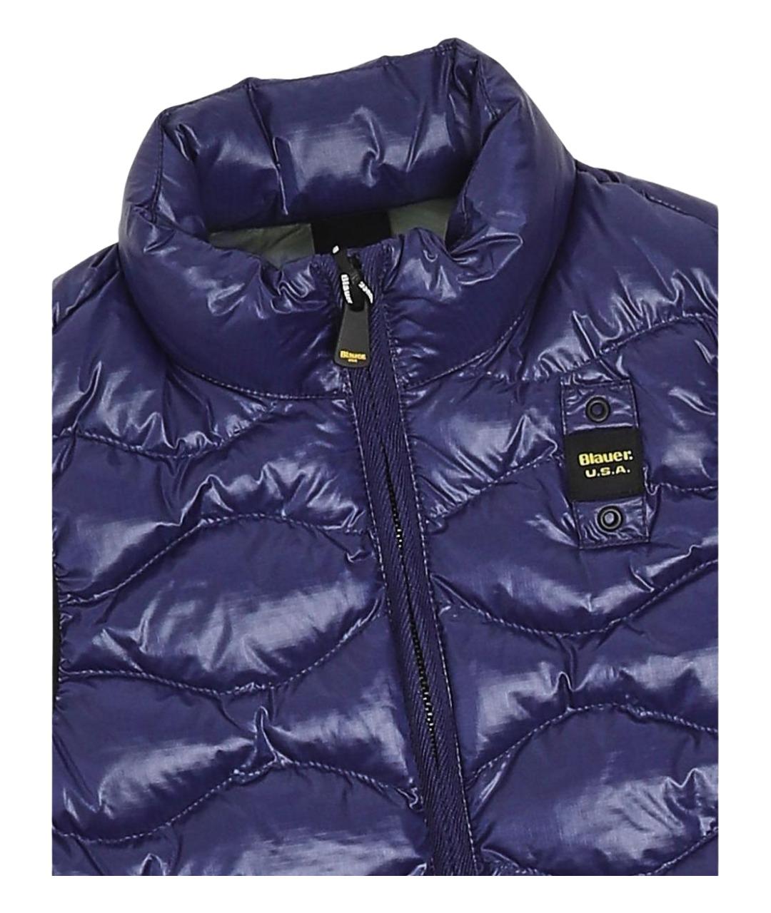 BLAUER Темно-синий жилет, фото 3