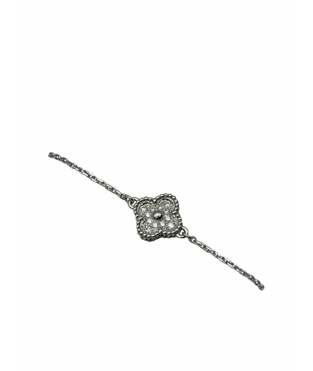 VAN CLEEF & ARPELS Серебряные запонки из белого золота, фото 1