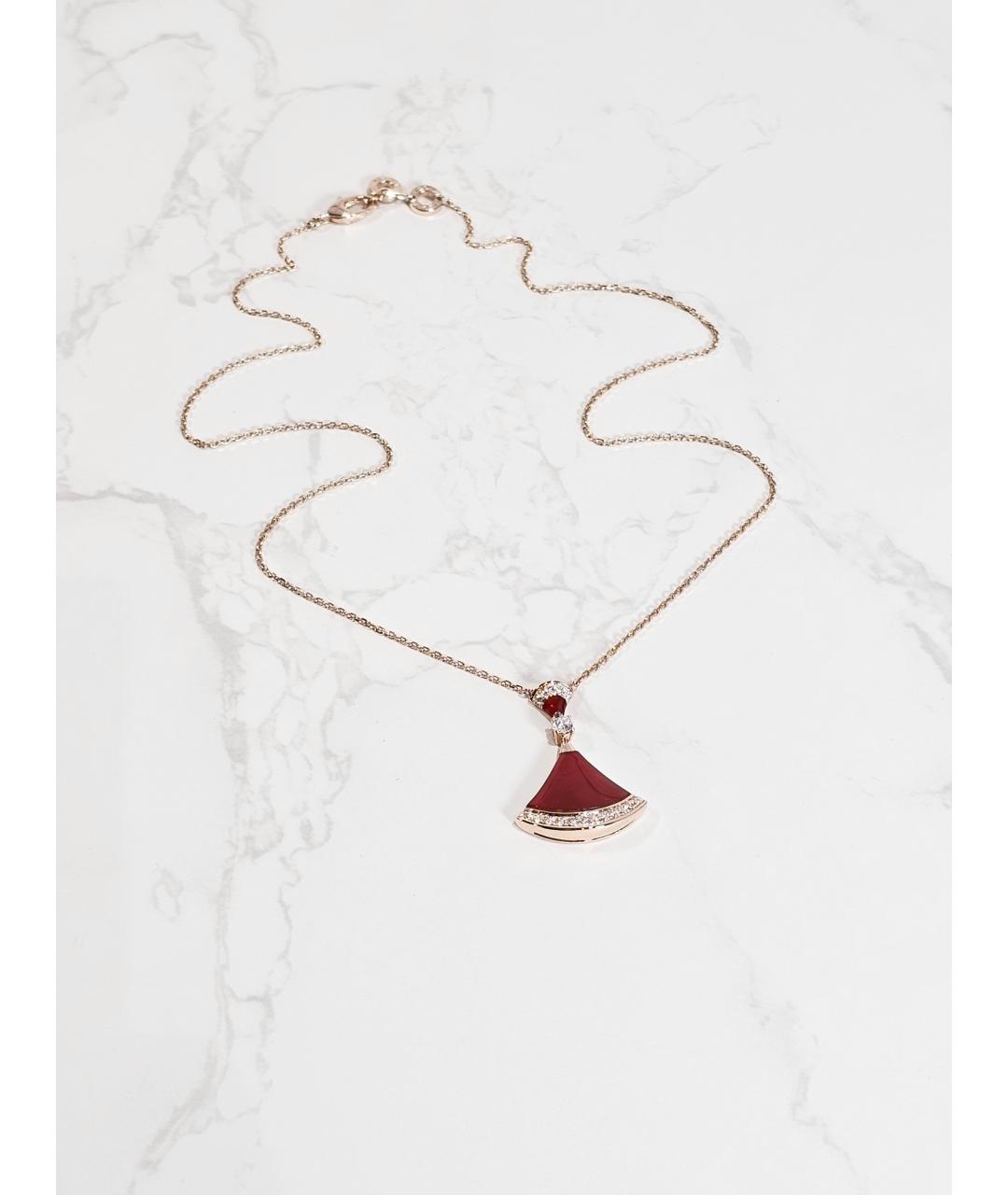 BVLGARI Золотое колье из розового золота, фото 3