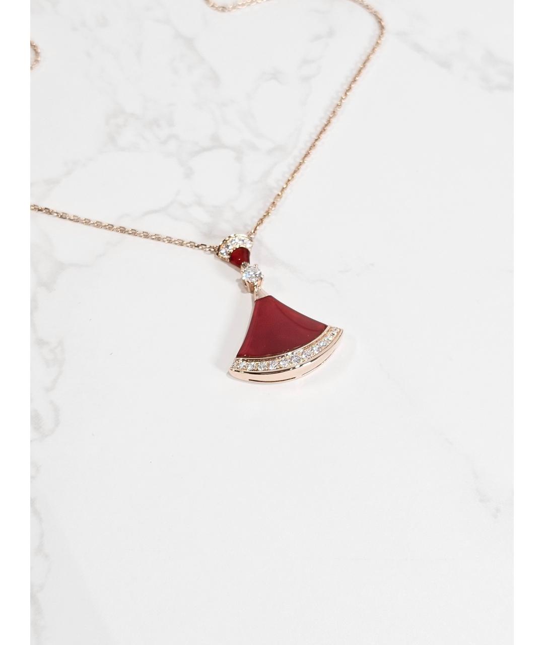 BVLGARI Золотое колье из розового золота, фото 4