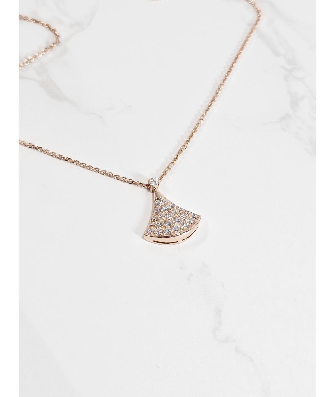 BVLGARI Золотое колье из розового золота, фото 2