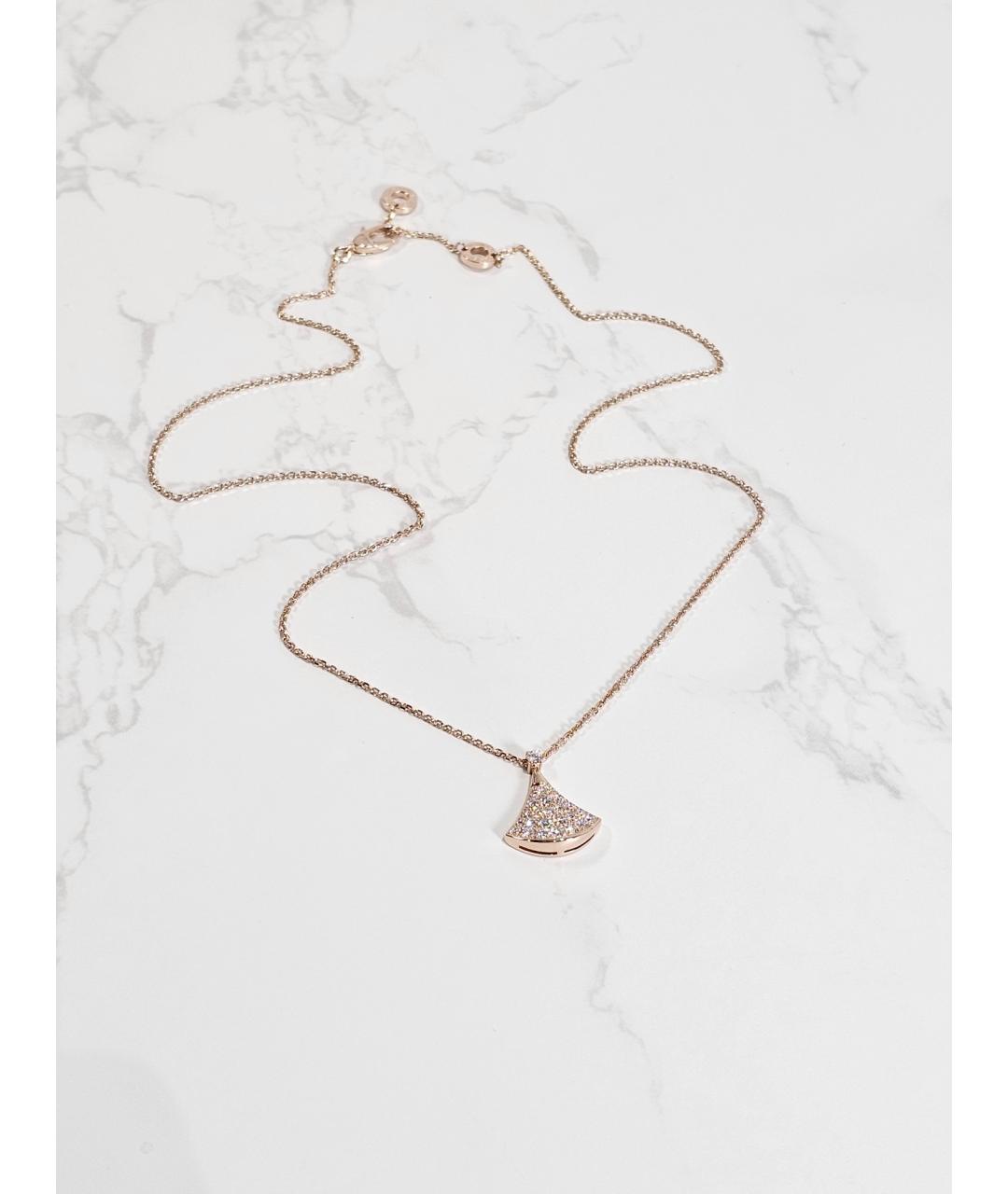 BVLGARI Золотое колье из розового золота, фото 4