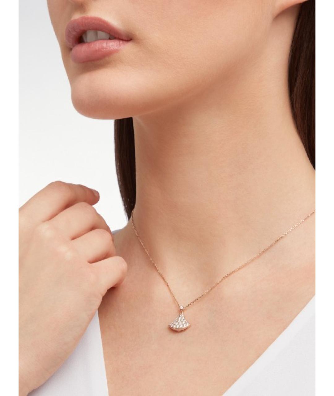 BVLGARI Золотое колье из розового золота, фото 3