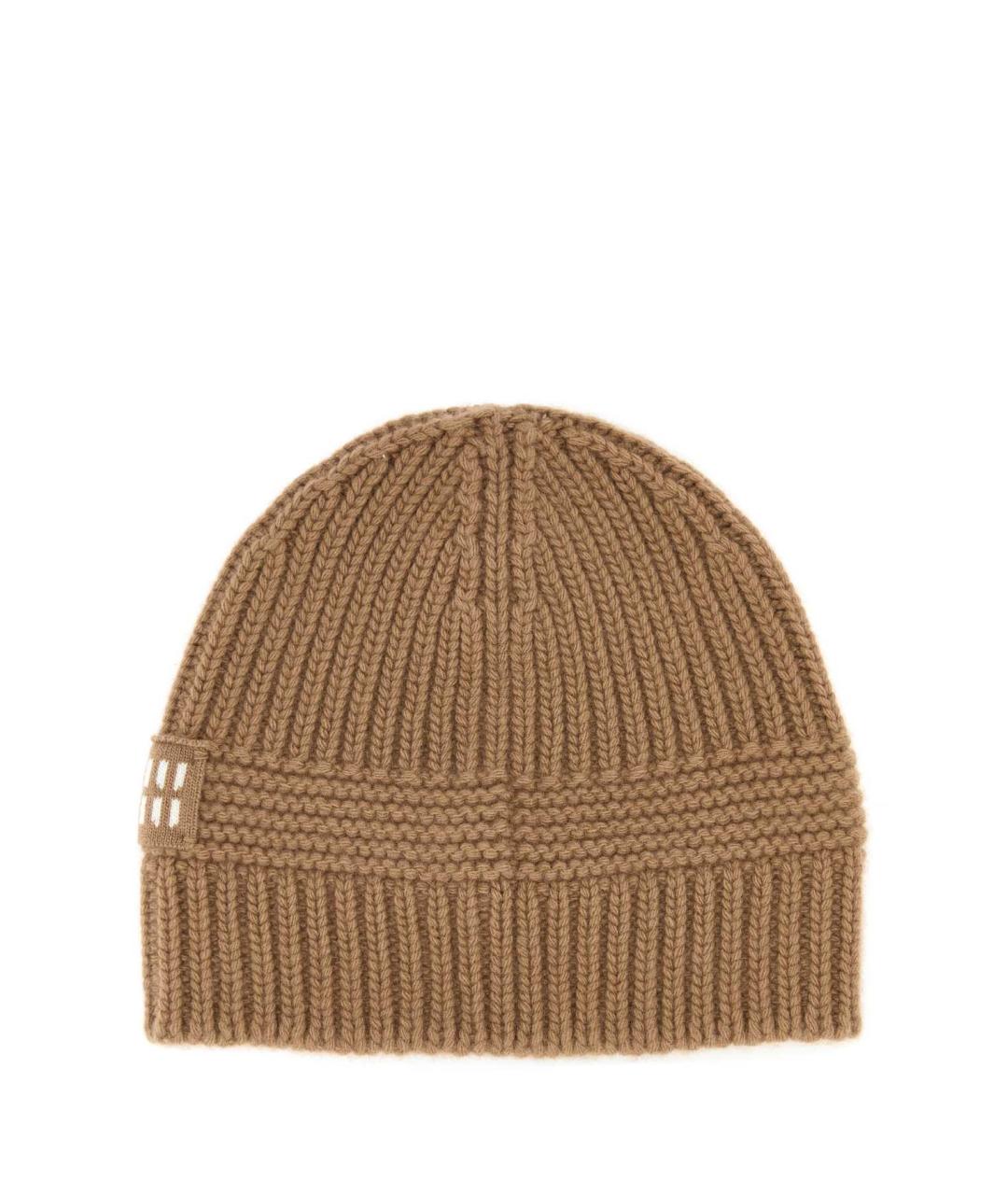 MIU MIU Бежевая шерстяная шапка, фото 1