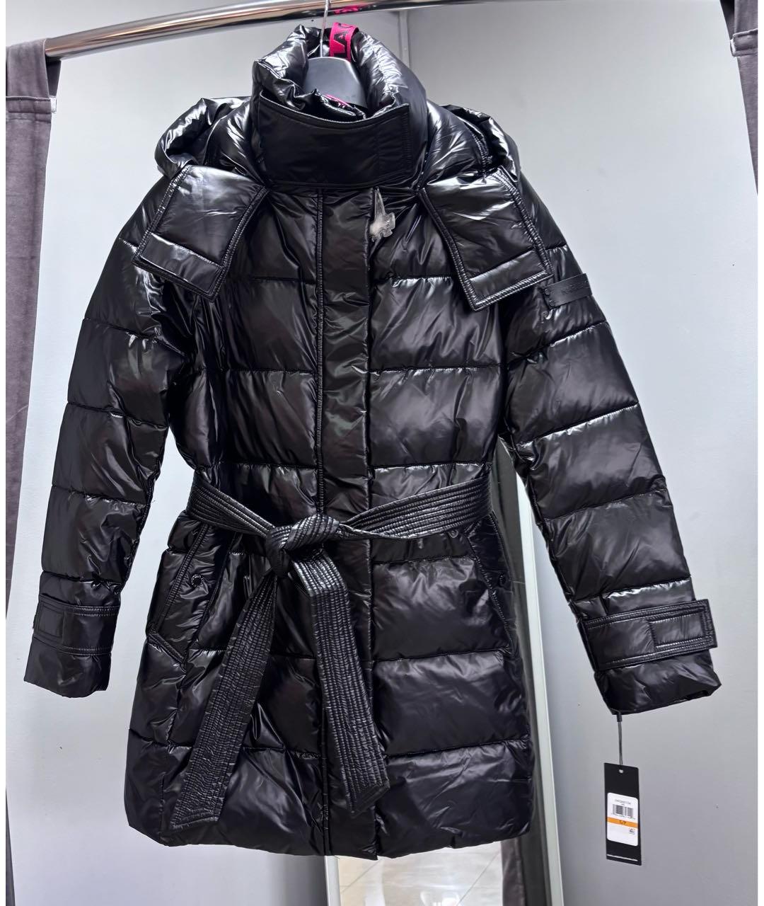 KARL LAGERFELD Черный полиэстеровый пуховик, фото 6