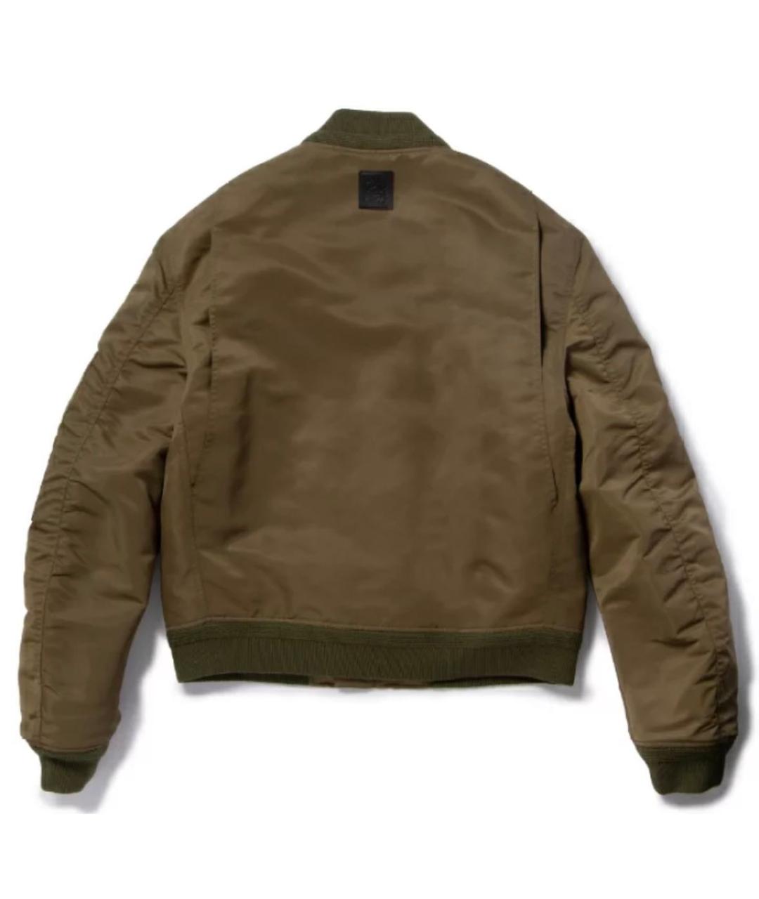 LOEWE Хаки полиамидовая куртка, фото 2