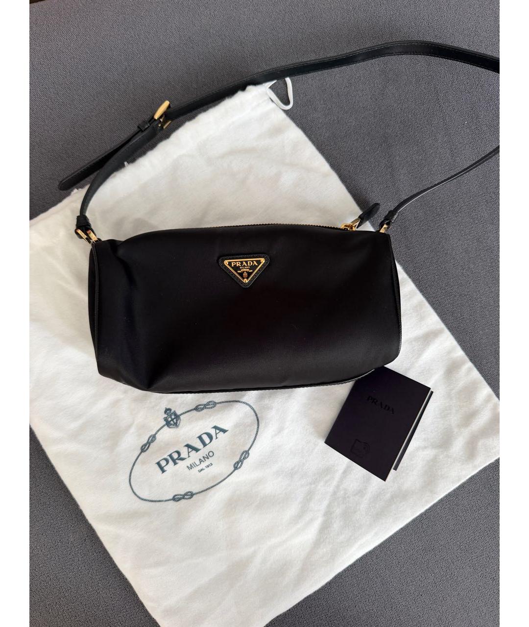 PRADA Черная сумка с короткими ручками, фото 8