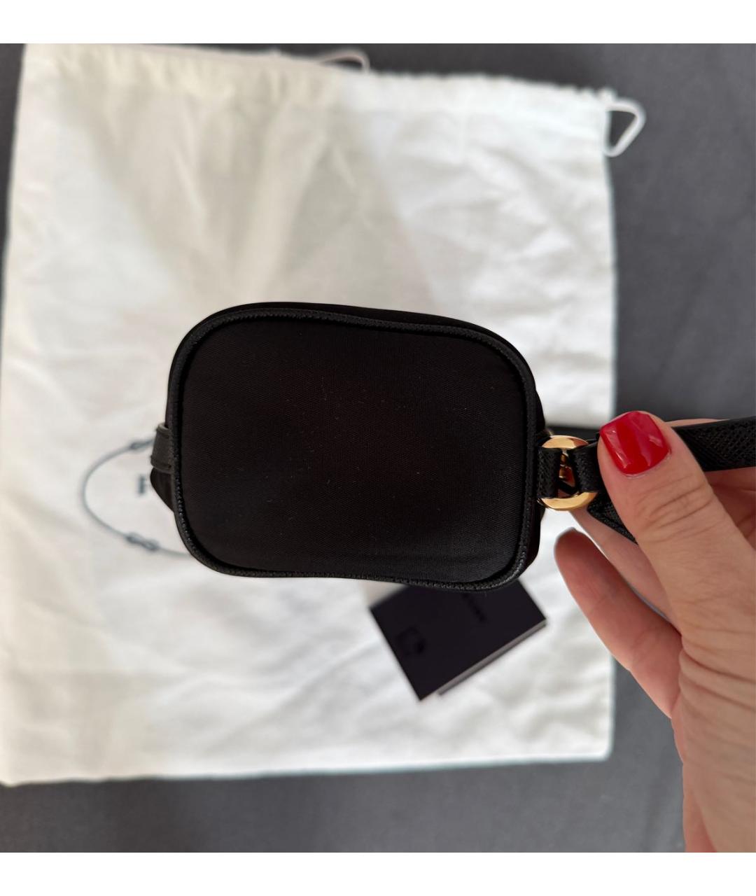 PRADA Черная сумка с короткими ручками, фото 5