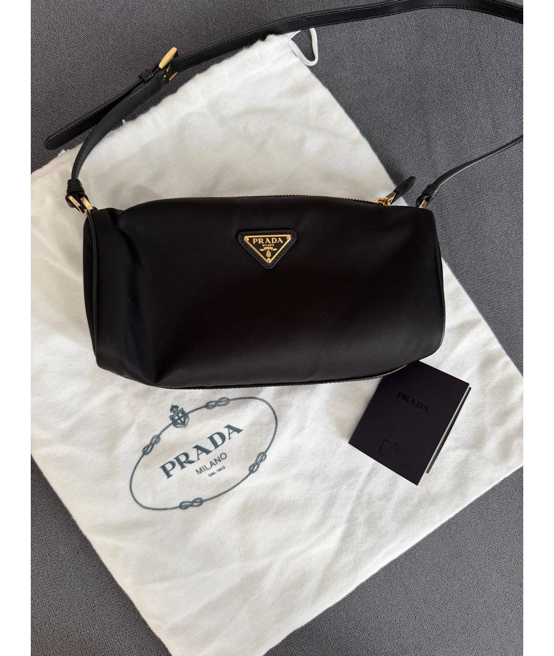 PRADA Черная сумка с короткими ручками, фото 7