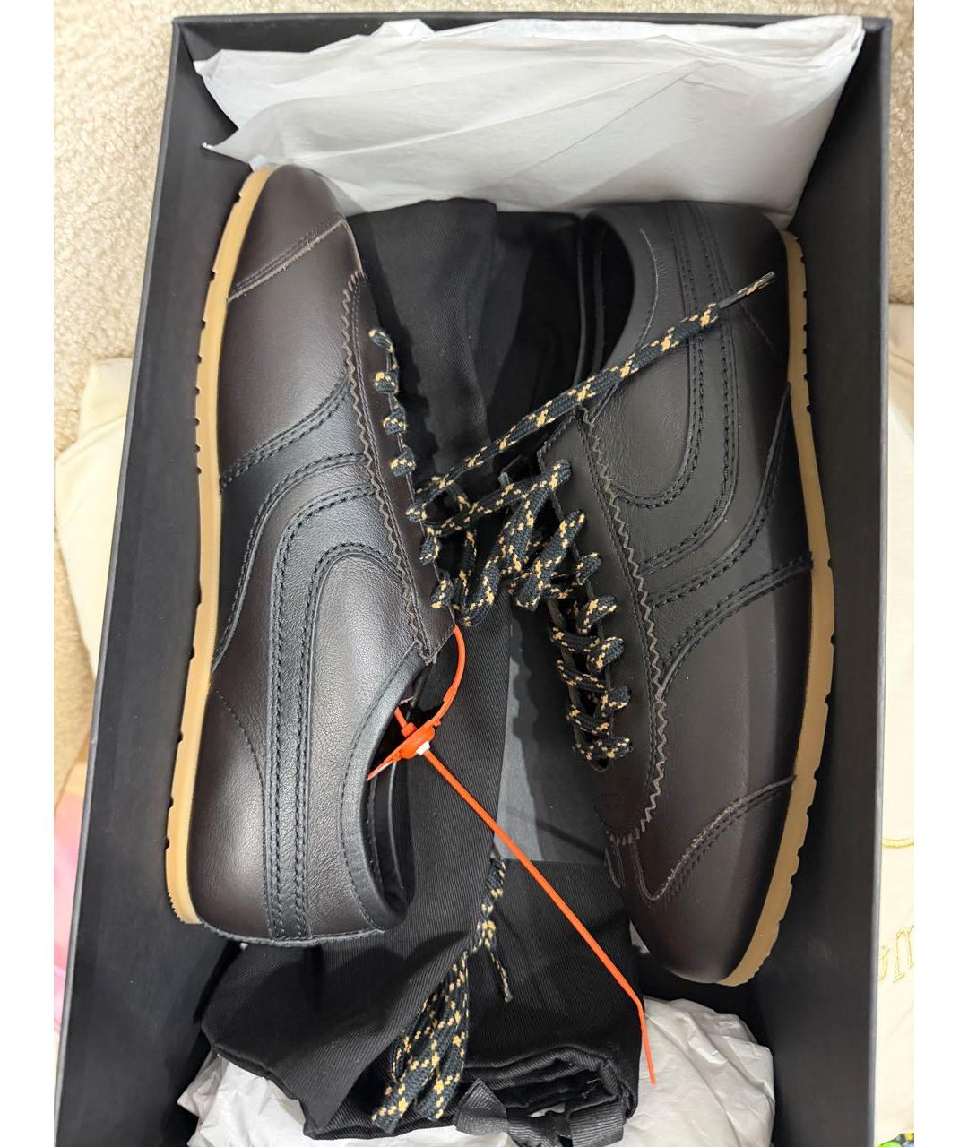 DRIES VAN NOTEN Кожаные кеды, фото 9