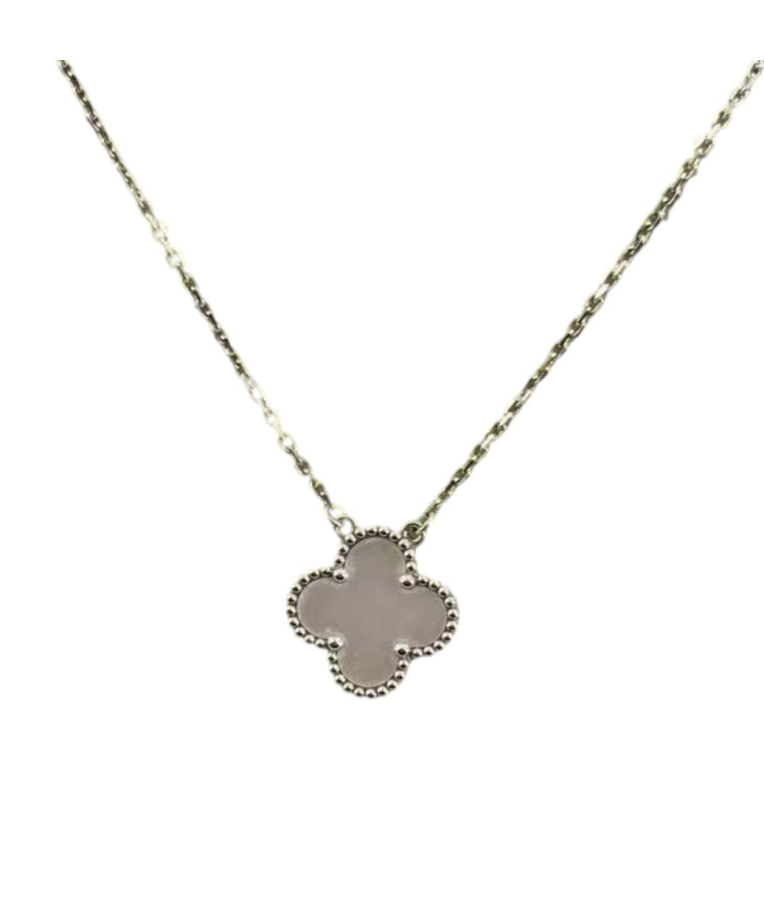 VAN CLEEF & ARPELS Серебряное колье из белого золота, фото 5