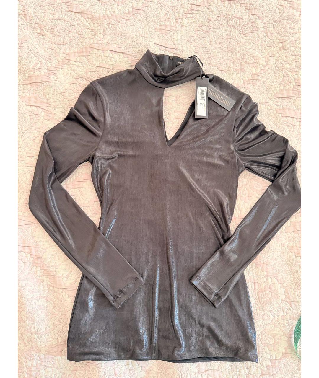 VERSACE Черная водолазка, фото 7