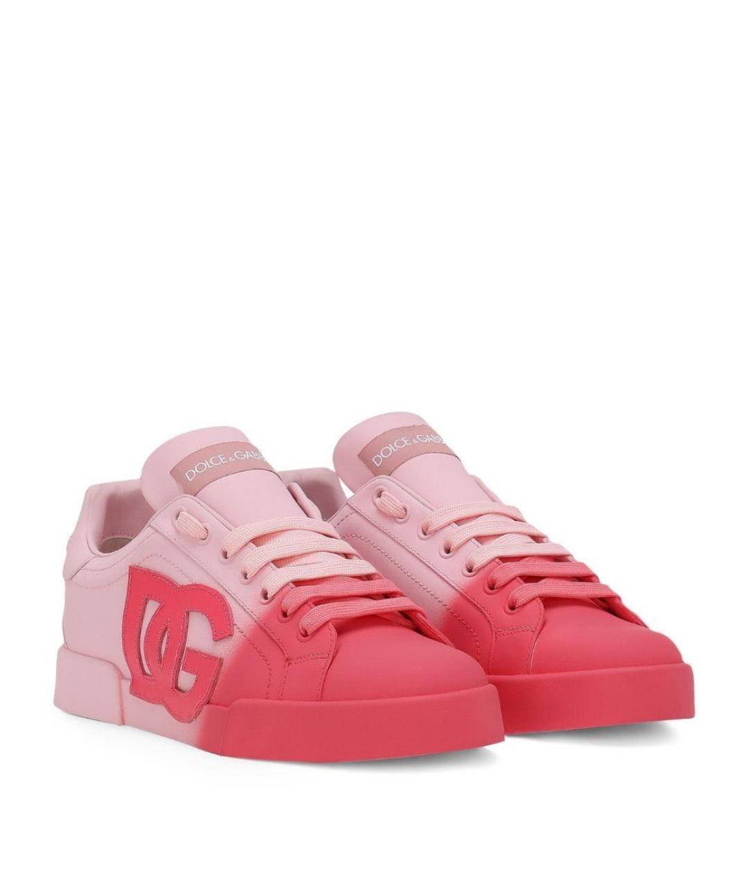 DOLCE&GABBANA Кожаные кеды, фото 2