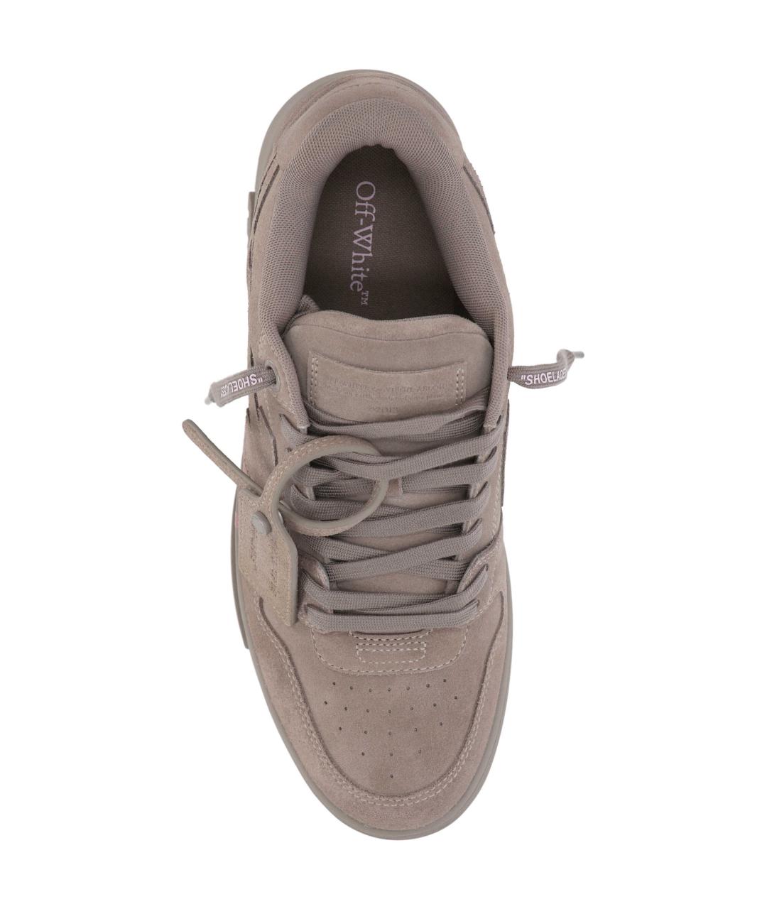 OFF-WHITE Розовые низкие кроссовки / кеды, фото 4