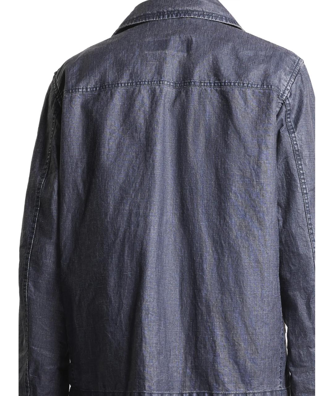 FAY Синяя льняная куртка, фото 3