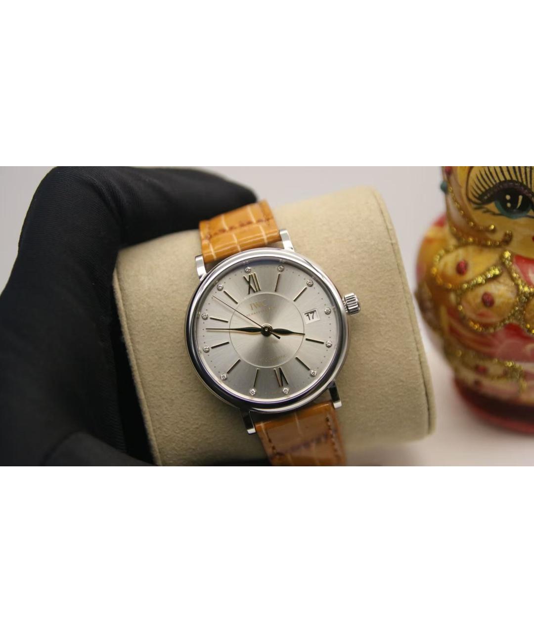 IWC Серебряные часы, фото 4