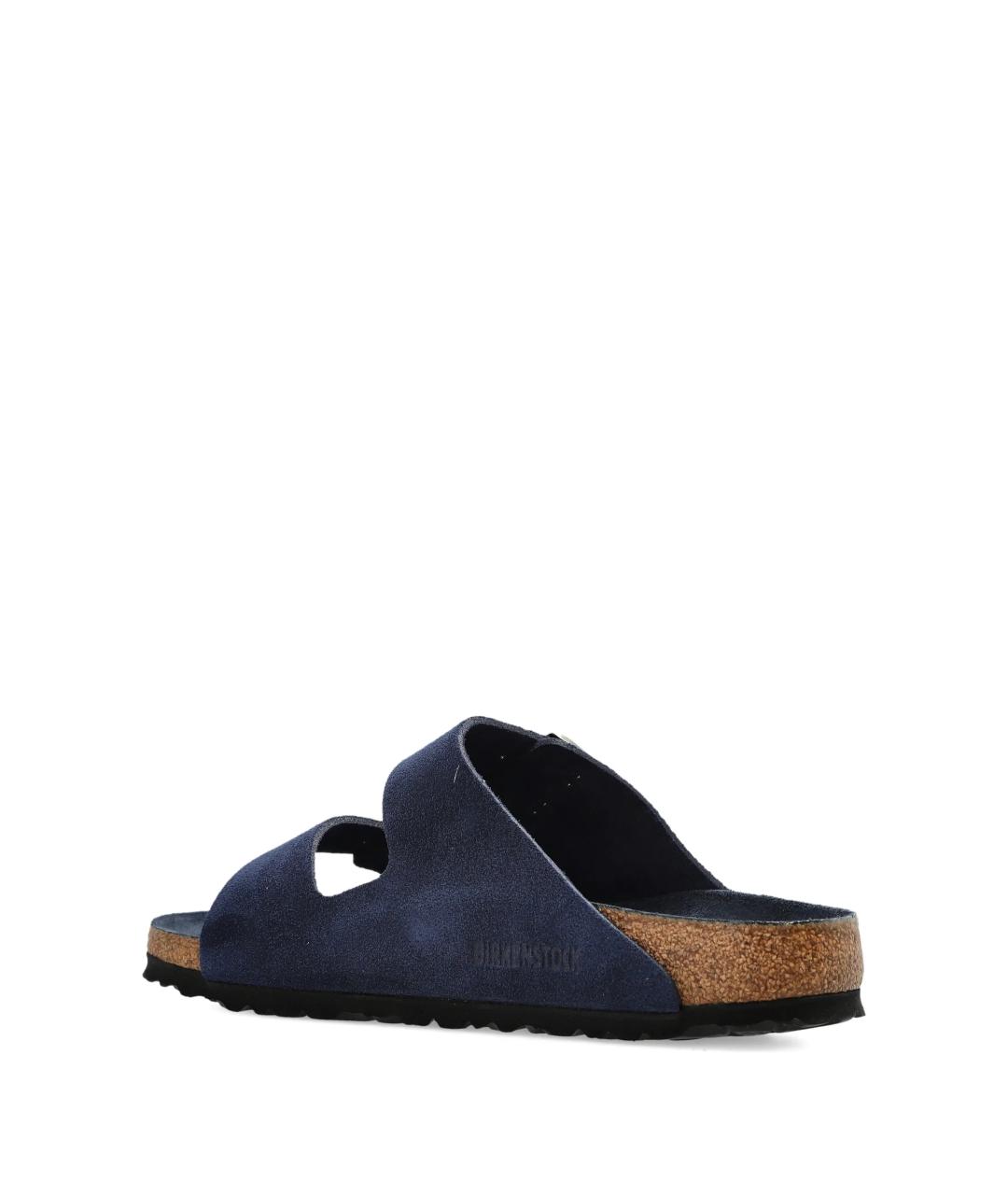 BIRKENSTOCK Синие замшевые сандалии, фото 3