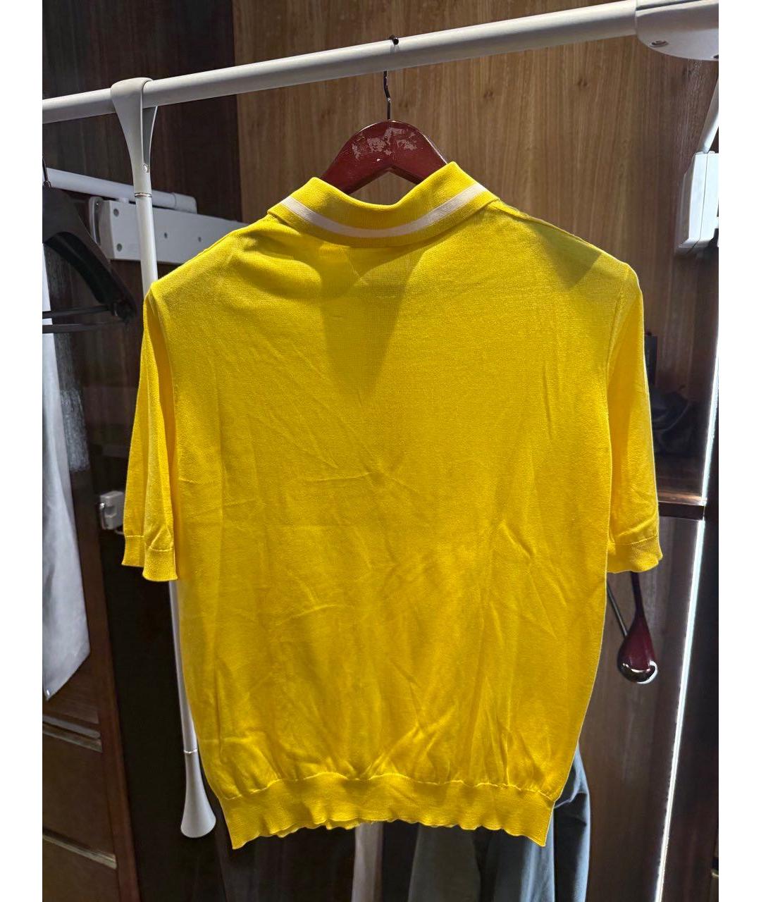 ZILLI Желтое поло с коротким рукавом, фото 2