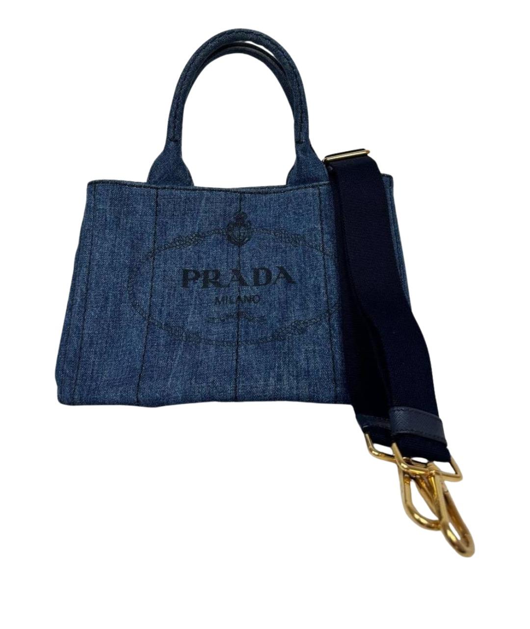 PRADA Деним сумка тоут, фото 1