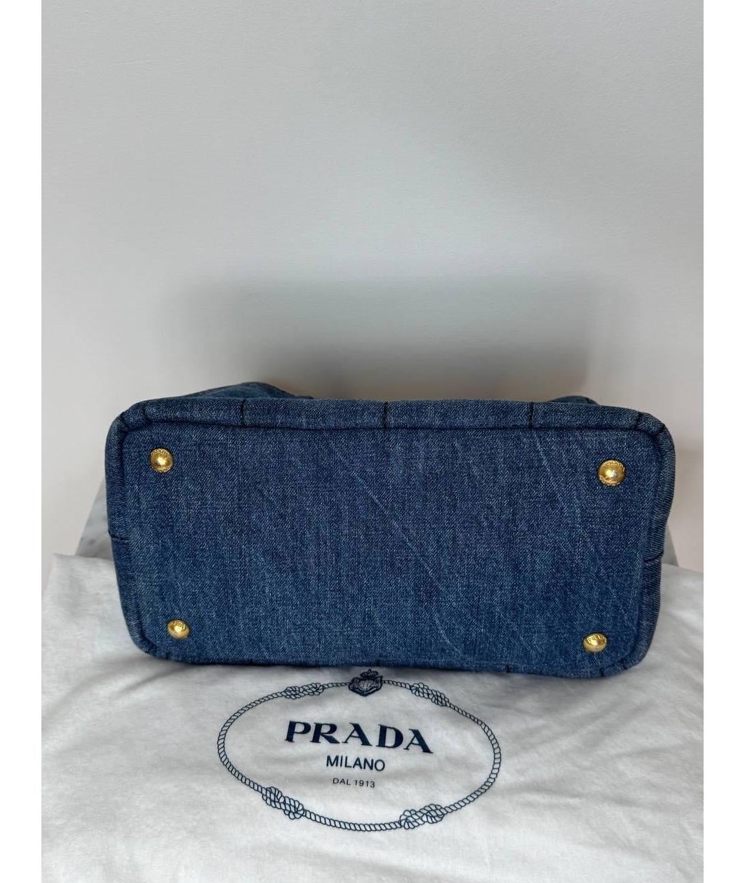 PRADA Деним сумка тоут, фото 5