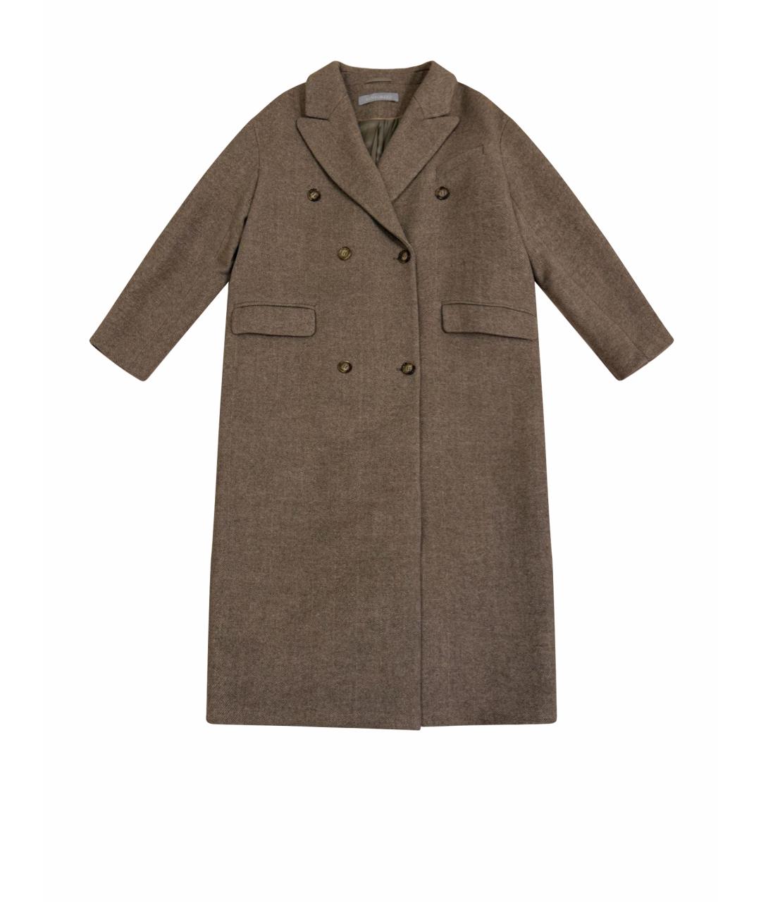 12 STOREEZ Бежевое шерстяное пальто, фото 1