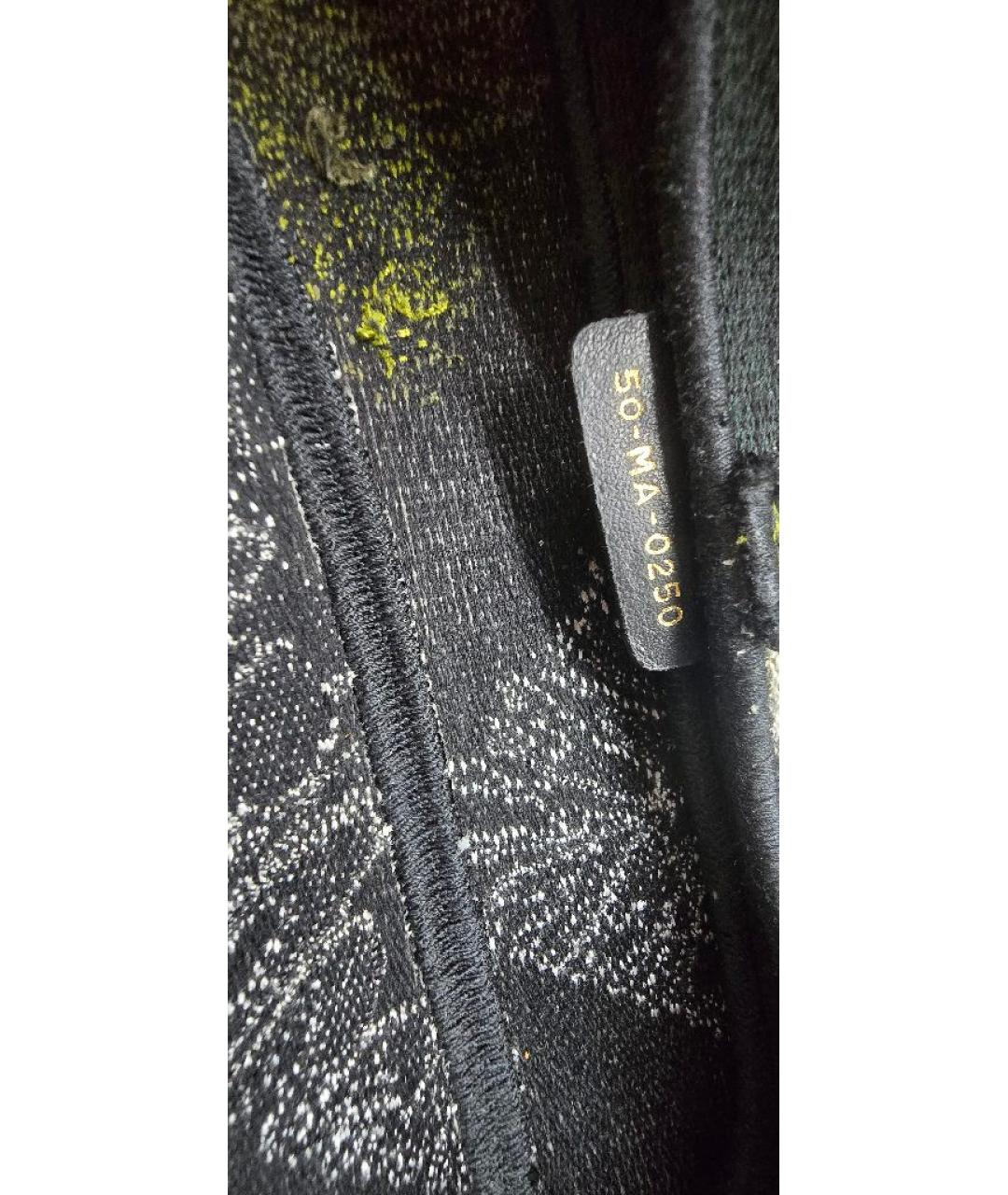 CHRISTIAN DIOR Зеленая тканевая сумка через плечо, фото 5