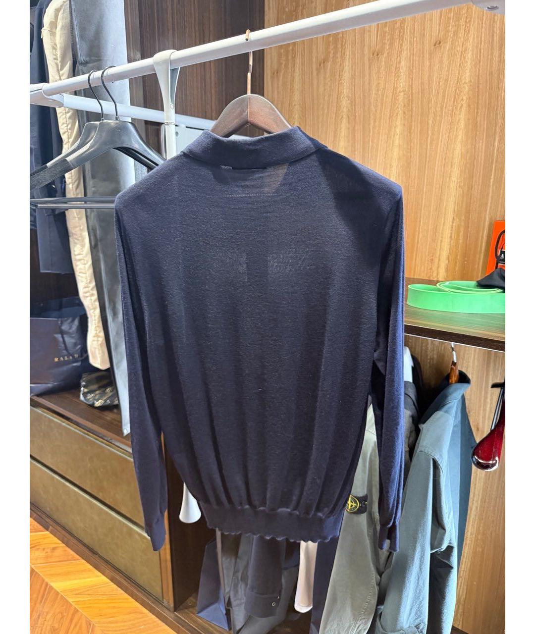 ZILLI Синий кашемировый джемпер / свитер, фото 2