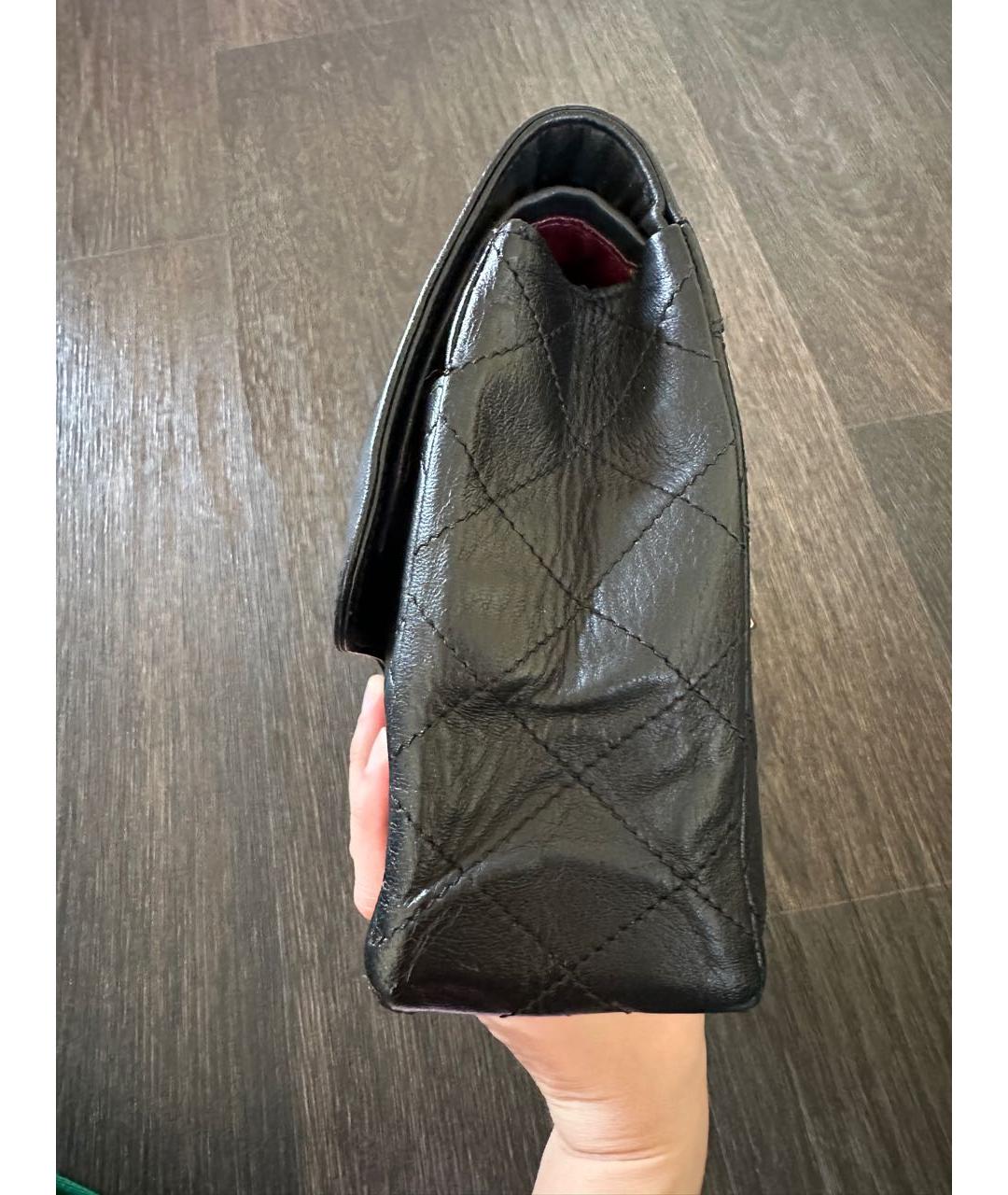 CHANEL Черная кожаная сумка через плечо, фото 5