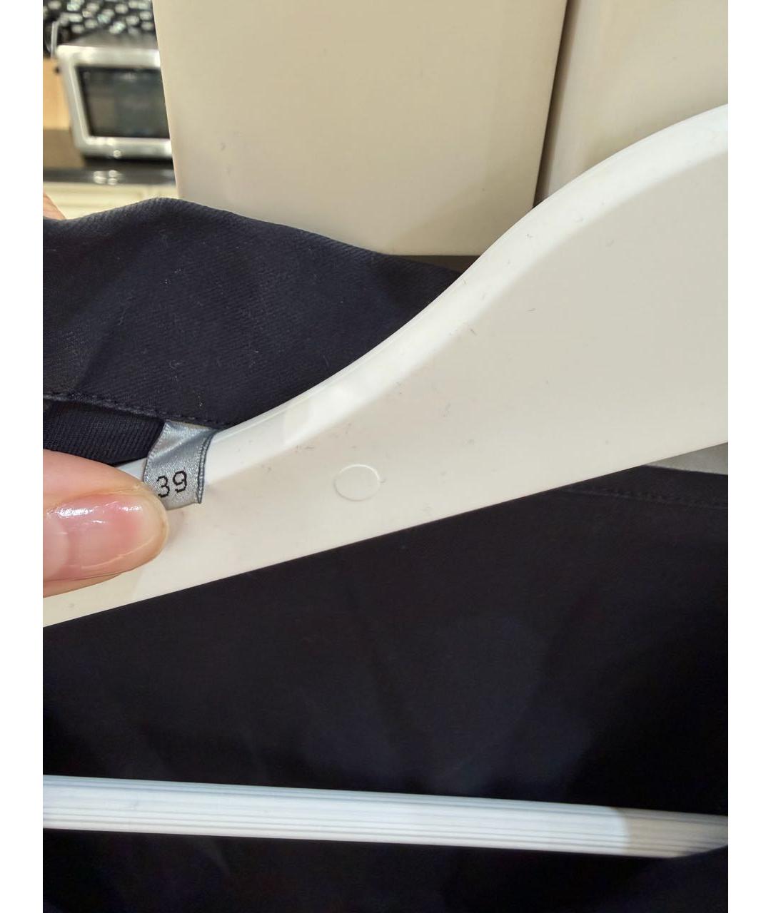 CHRISTIAN DIOR Темно-синяя хлопковая кэжуал рубашка, фото 3