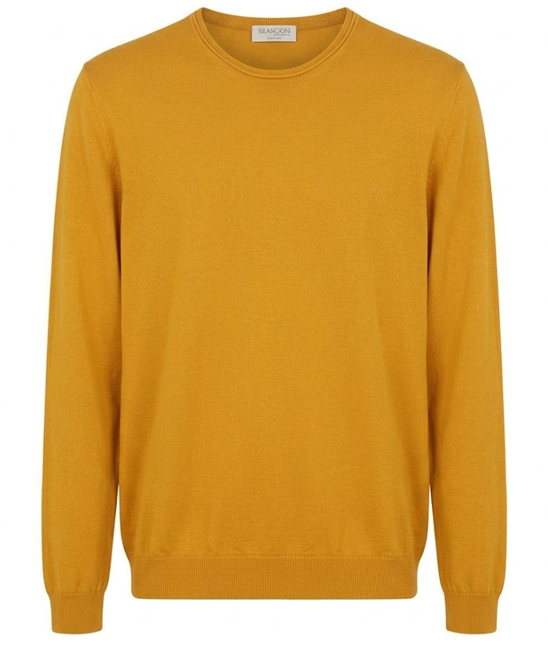 BILANCIONI Оранжевый кашемировый джемпер / свитер, фото 1