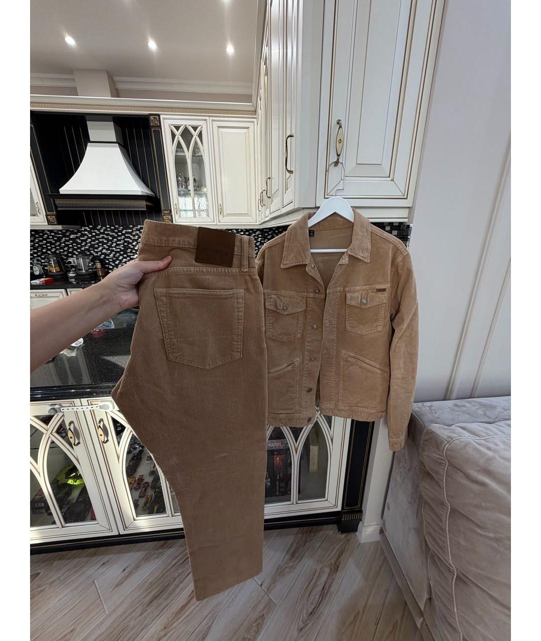 TOM FORD Коричневый повседневный костюм, фото 2