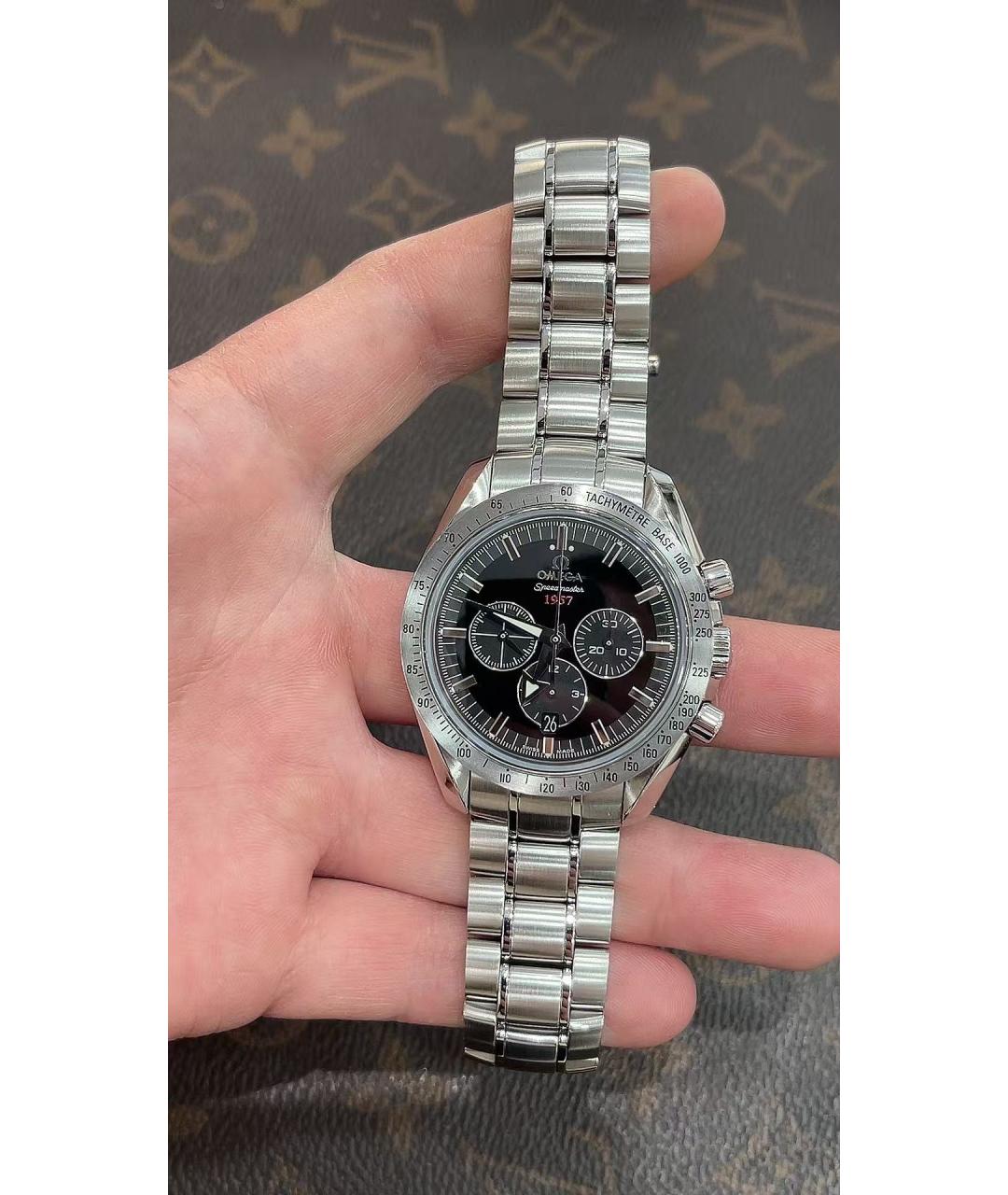 OMEGA Серебряные часы, фото 3