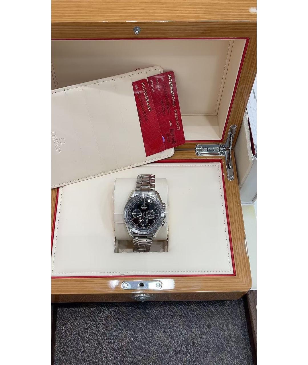 OMEGA Серебряные часы, фото 5