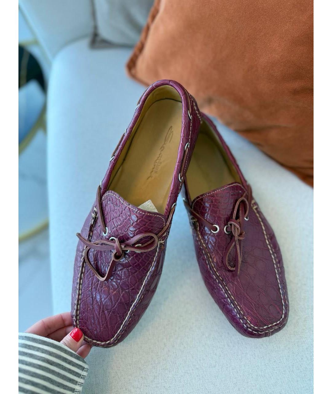 SANTONI Кожаные лоферы, фото 3