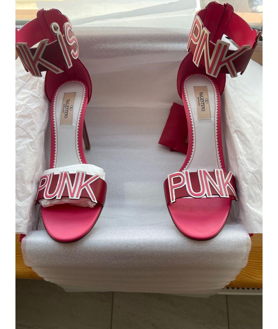 VALENTINO Красные кожаные туфли, фото 2