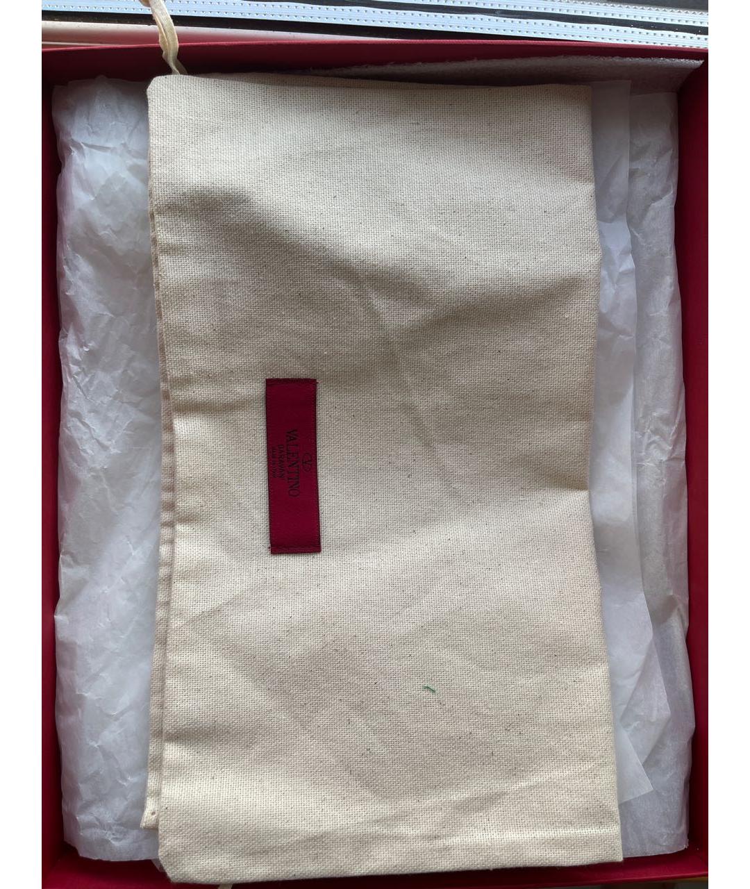 VALENTINO Красные кожаные туфли, фото 5