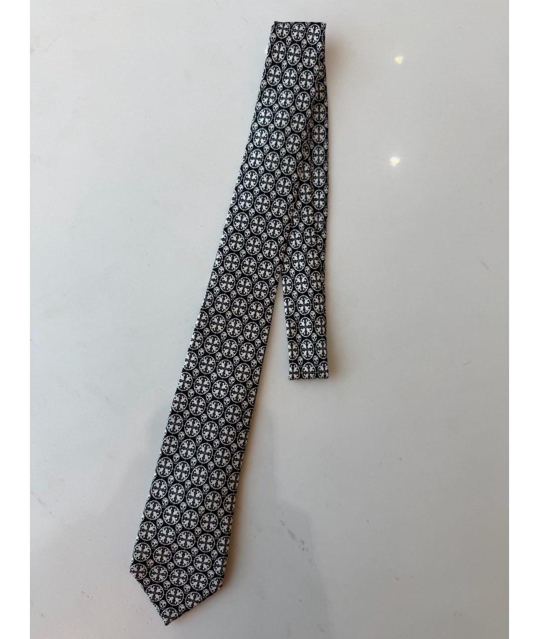 ALEXANDER MCQUEEN Серый шелковый галстук, фото 2