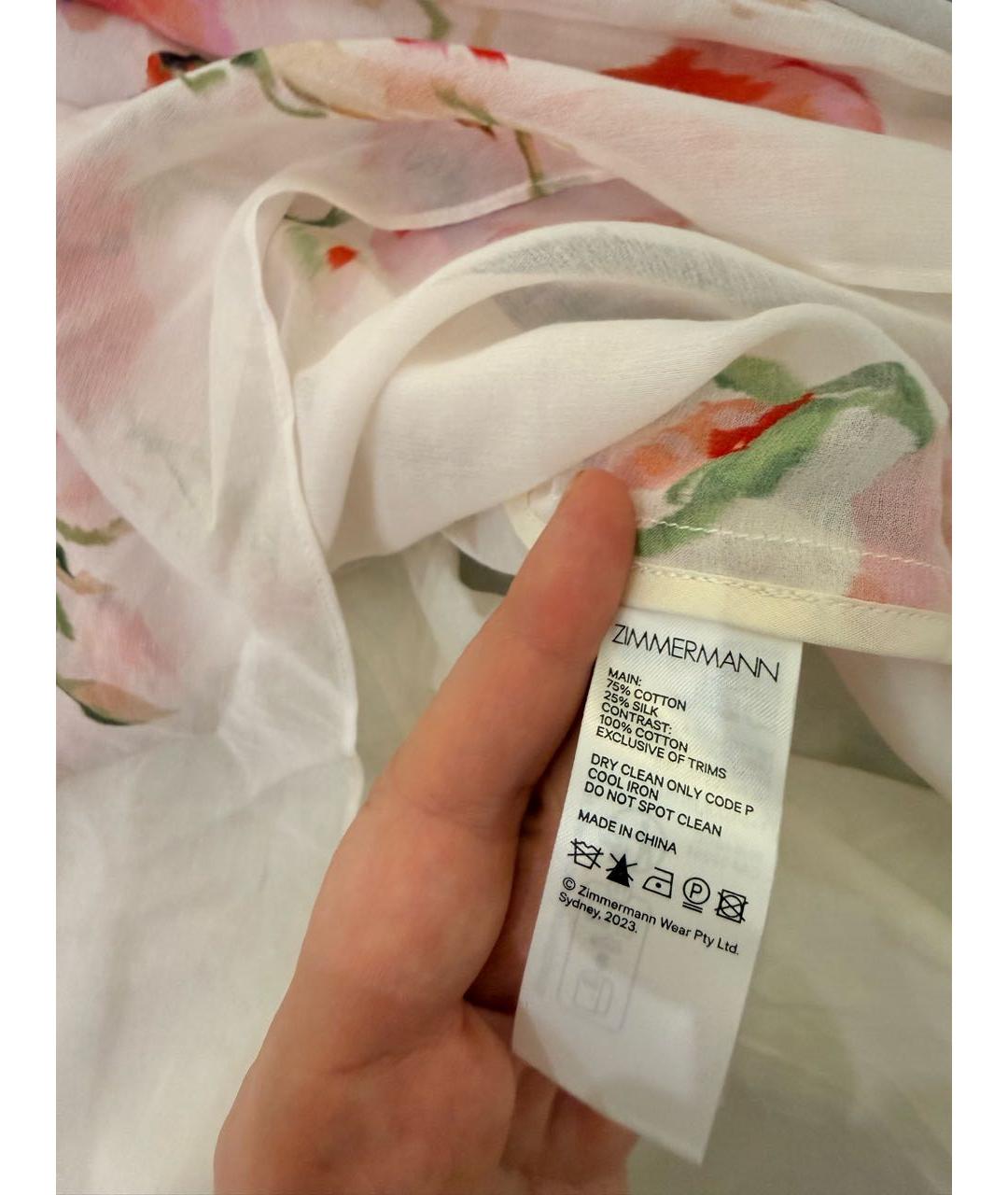 ZIMMERMANN Мульти хлопковая блузы, фото 5